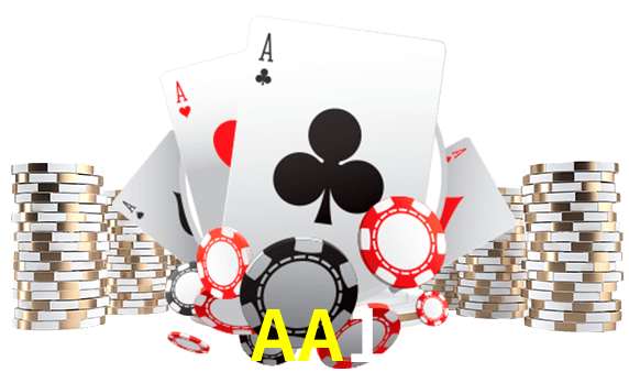 Jogue jogos de pôquer em AA1